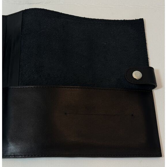 Le Cornue 1908 Document Portfolio Folder Brown Leather Recipe Menu Holder - Picture 16 of 16